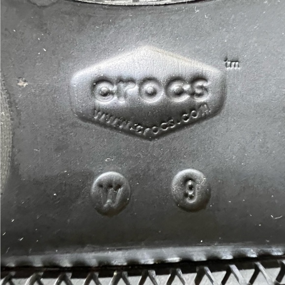 Crocs On the Clock Work Slip On Clogs Slip Resistant Black Size W 9 - Picture 11 of 11